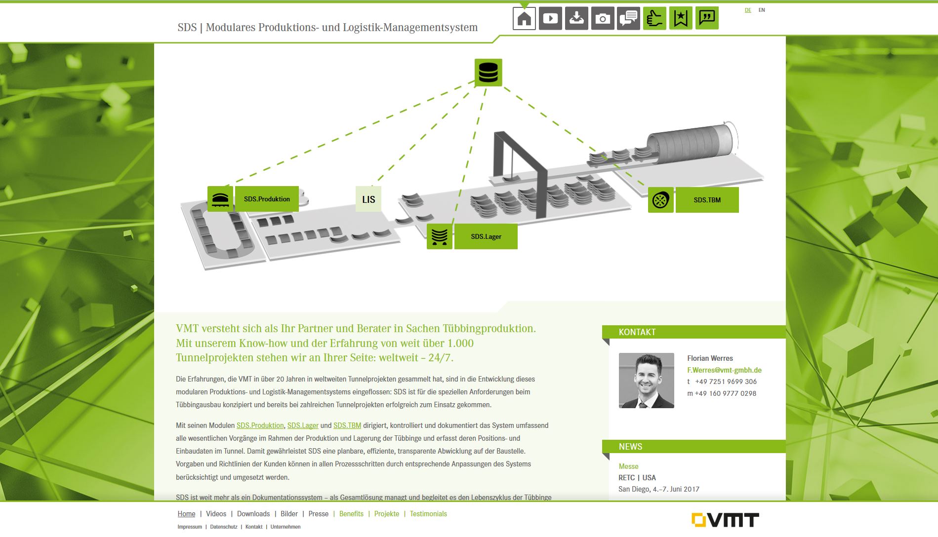 Tübbinglager, Segment tracking, segment tracing